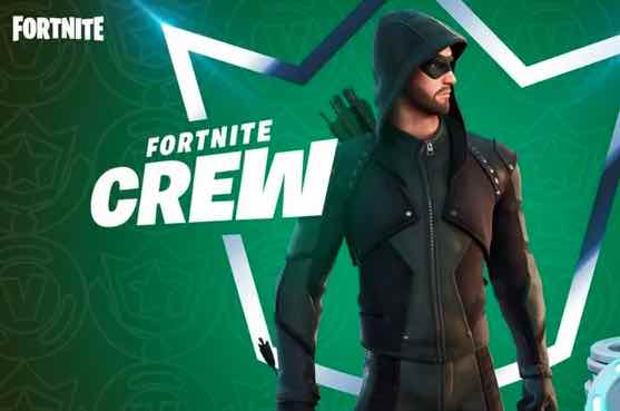 La skin Fortnite Green Arrow arriverà con il prossimo Fortnite Crew Pack