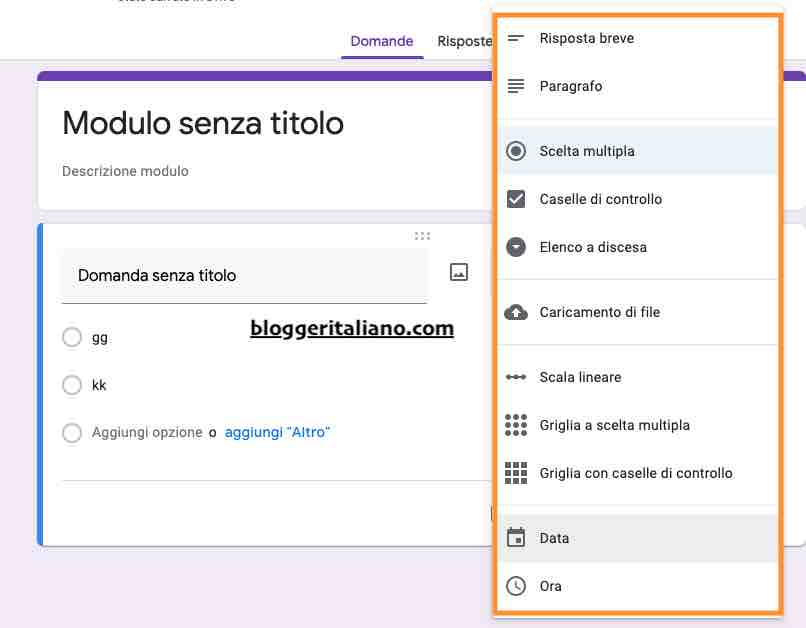 Come creare un sondaggio utilizzando Moduli Google