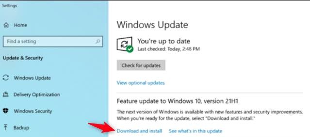 Come installare l'aggiornamento di maggio 2021 di Windows 10