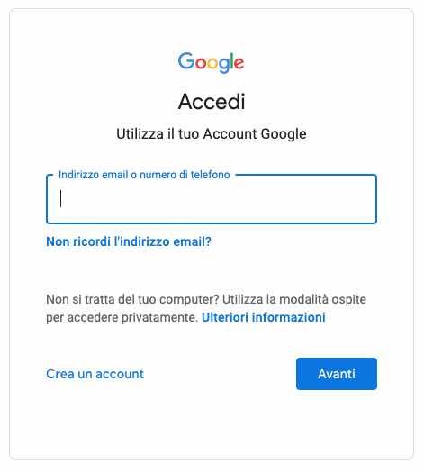 Come creare un account Google Drive 