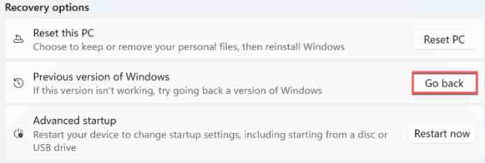 Come eseguire il downgrade da Windows 11 a Windows 10