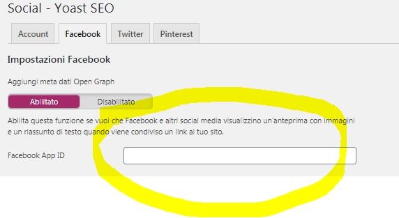 Scopri di più sull'articolo Come creare l’ID app Facebook per Yoast