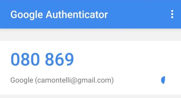 Come spostare Google Authenticator sul nuovo telefono 1