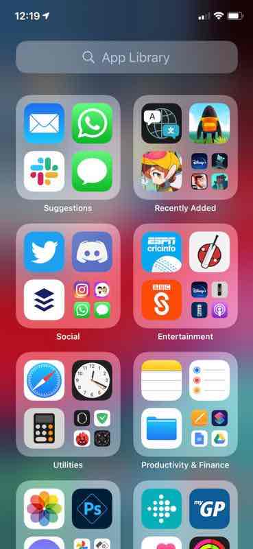 Comment utiliser la bibliotheque dapplications dans iOS 14