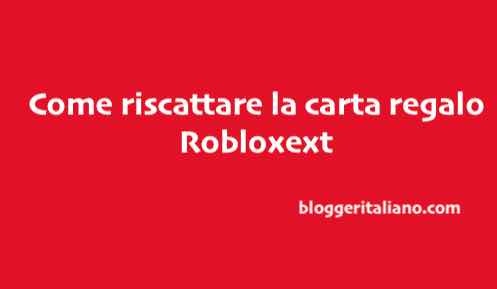 Scopri di più sull'articolo Come riscattare la carta regalo Roblox