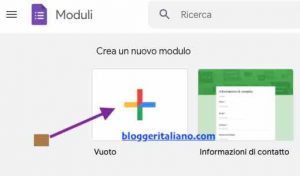 Come creare un sondaggio utilizzando Moduli Google – Blogger Italiano