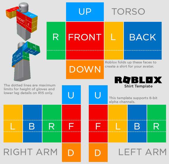 Scopri di più sull'articolo Modello di camicia su Roblox: trasparente e colorato (2024)