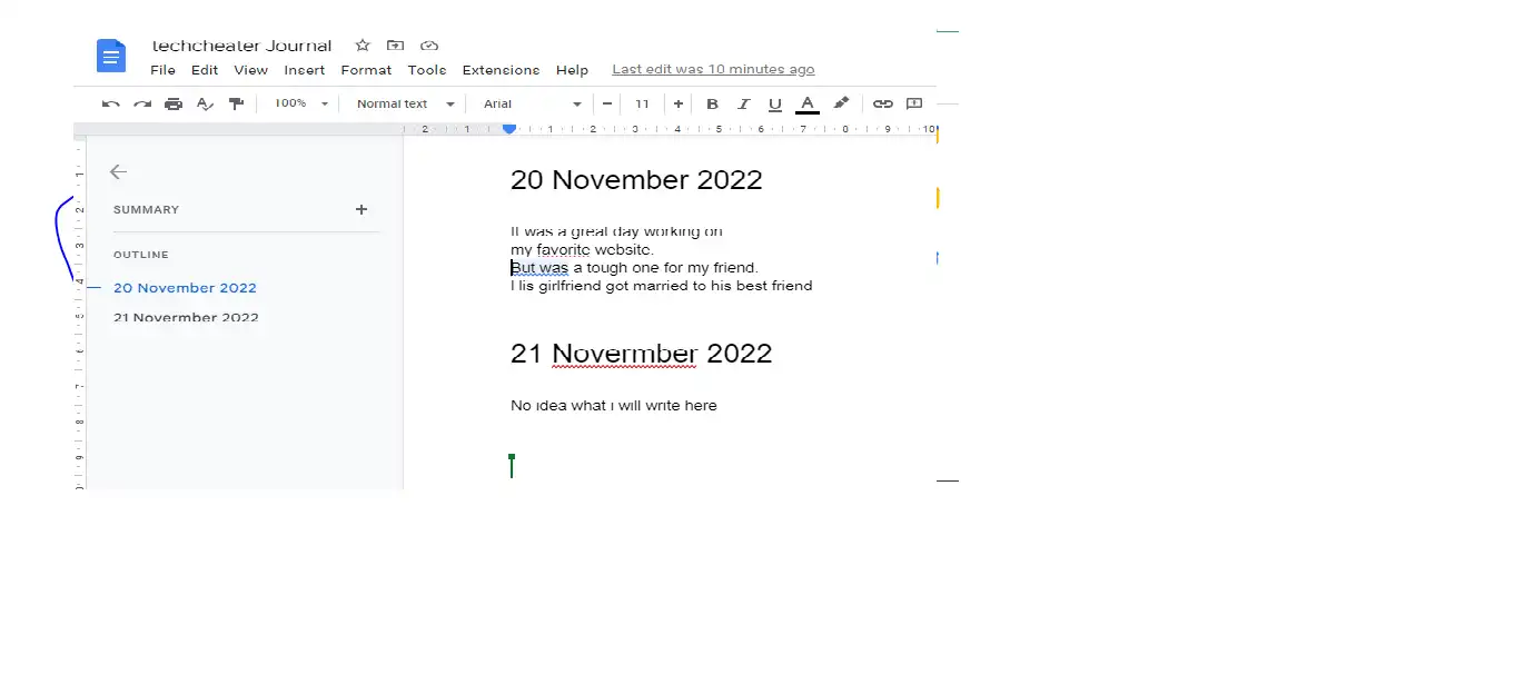 Scopri di più sull'articolo Come utilizzare Google Docs come diario