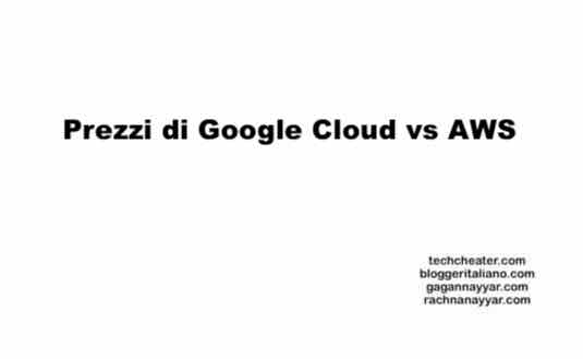 Scopri di più sull'articolo Prezzi di Google Cloud vs AWS: un confronto equo?