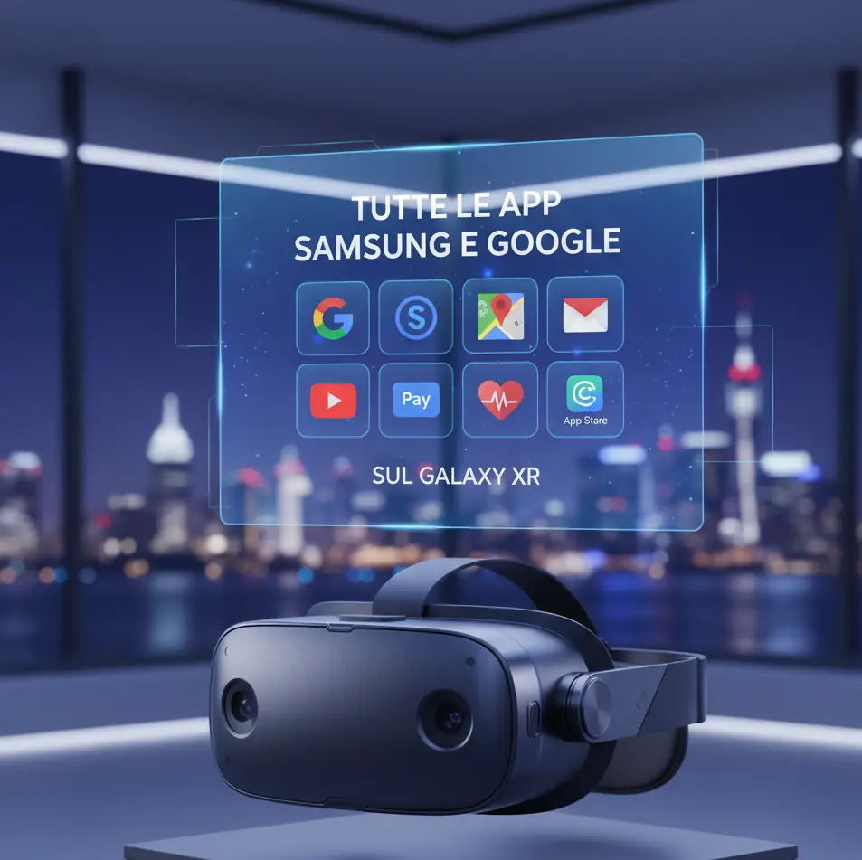 Tutte le app Samsung e Google che puoi trovare sul Galaxy XR