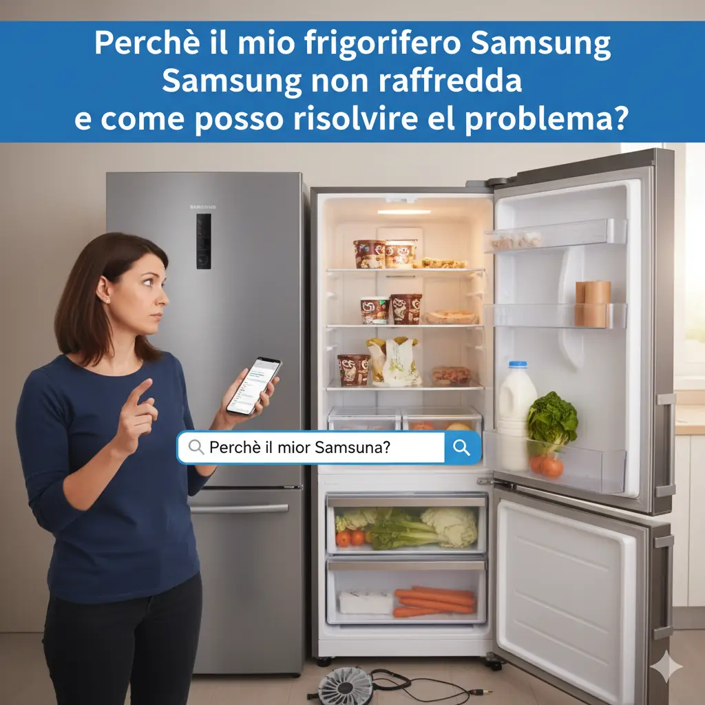 Perché il mio frigorifero Samsung non raffredda e come posso risolvere il problema?